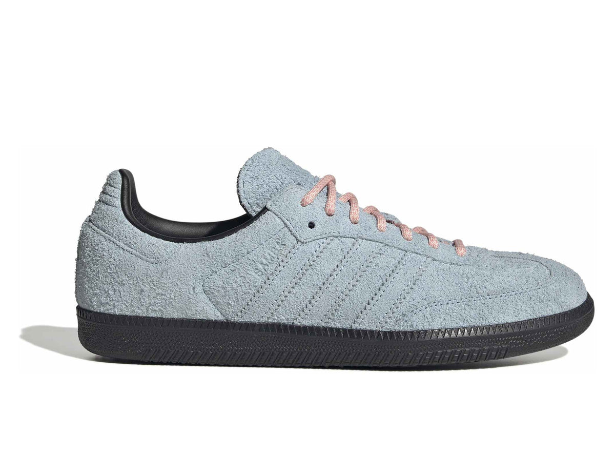 Adidas Samba OG in Clear Sky / Semi Frozen Yellow