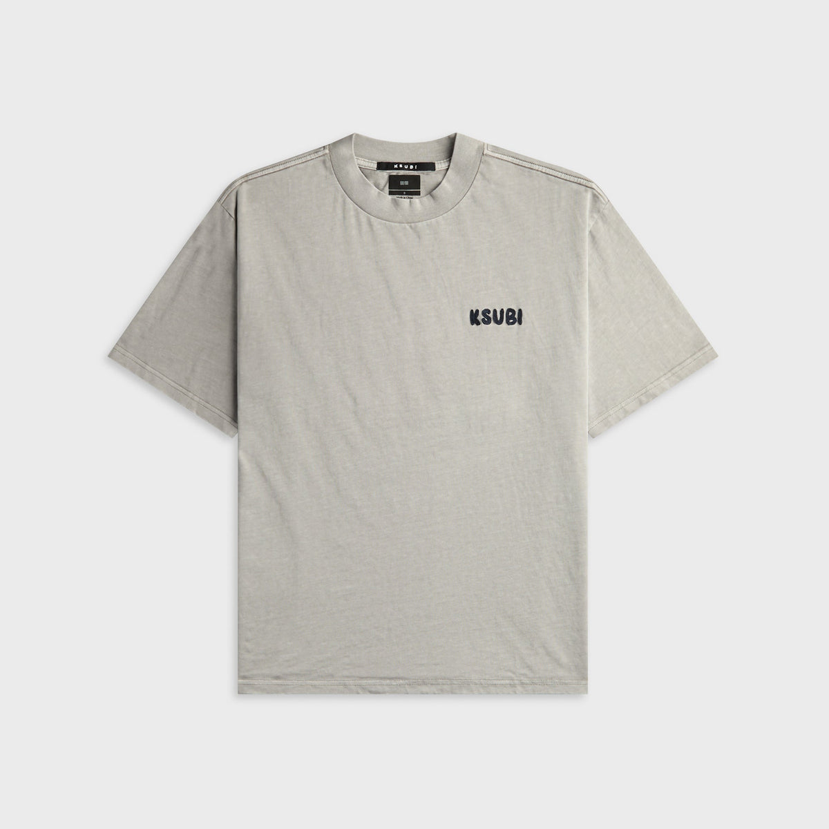 Ksubi Mechanic Ekcess Short Sleeve Krete Tee - Grey