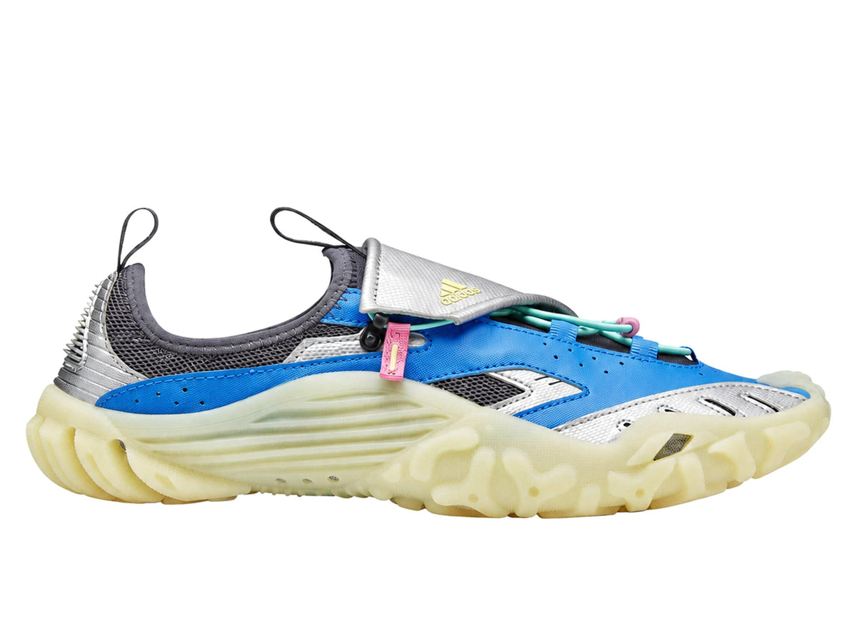 adidas x Pharrell Williams PW Water Moc in Lucid Ray Blue / Silver Metallic / Aurora Onix