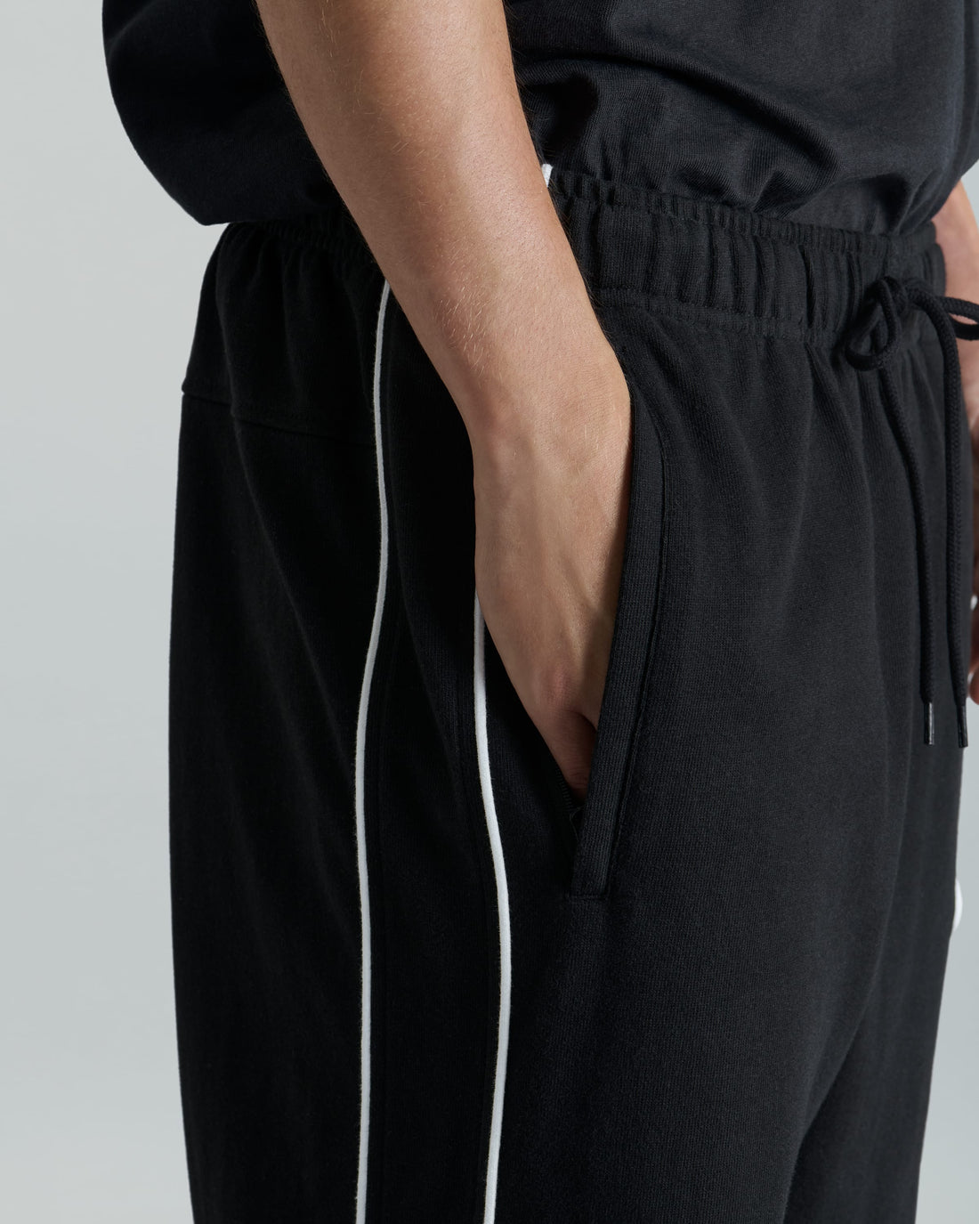 Shoreline Black Track Jogger
