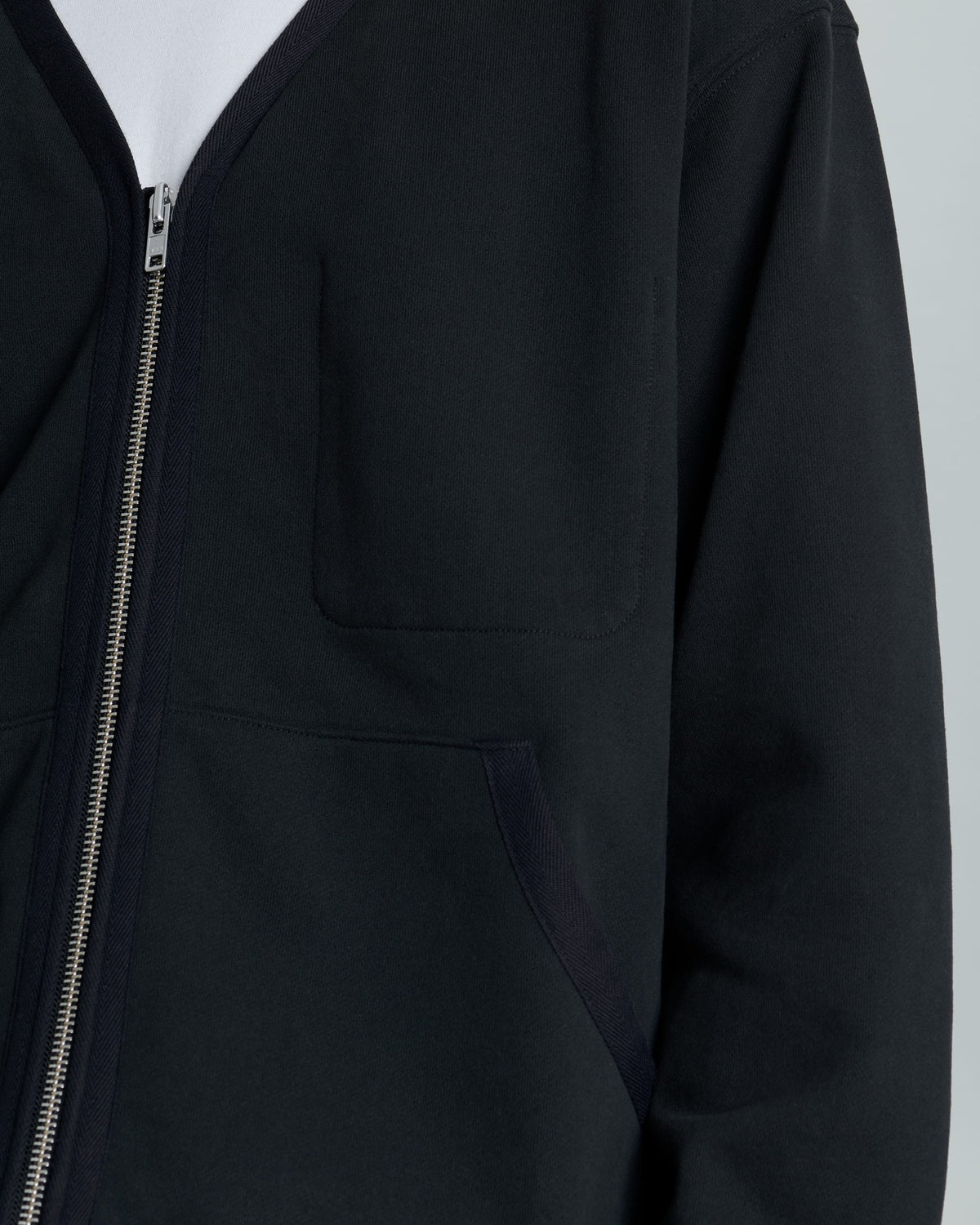 Albright Black Zip Cardigan