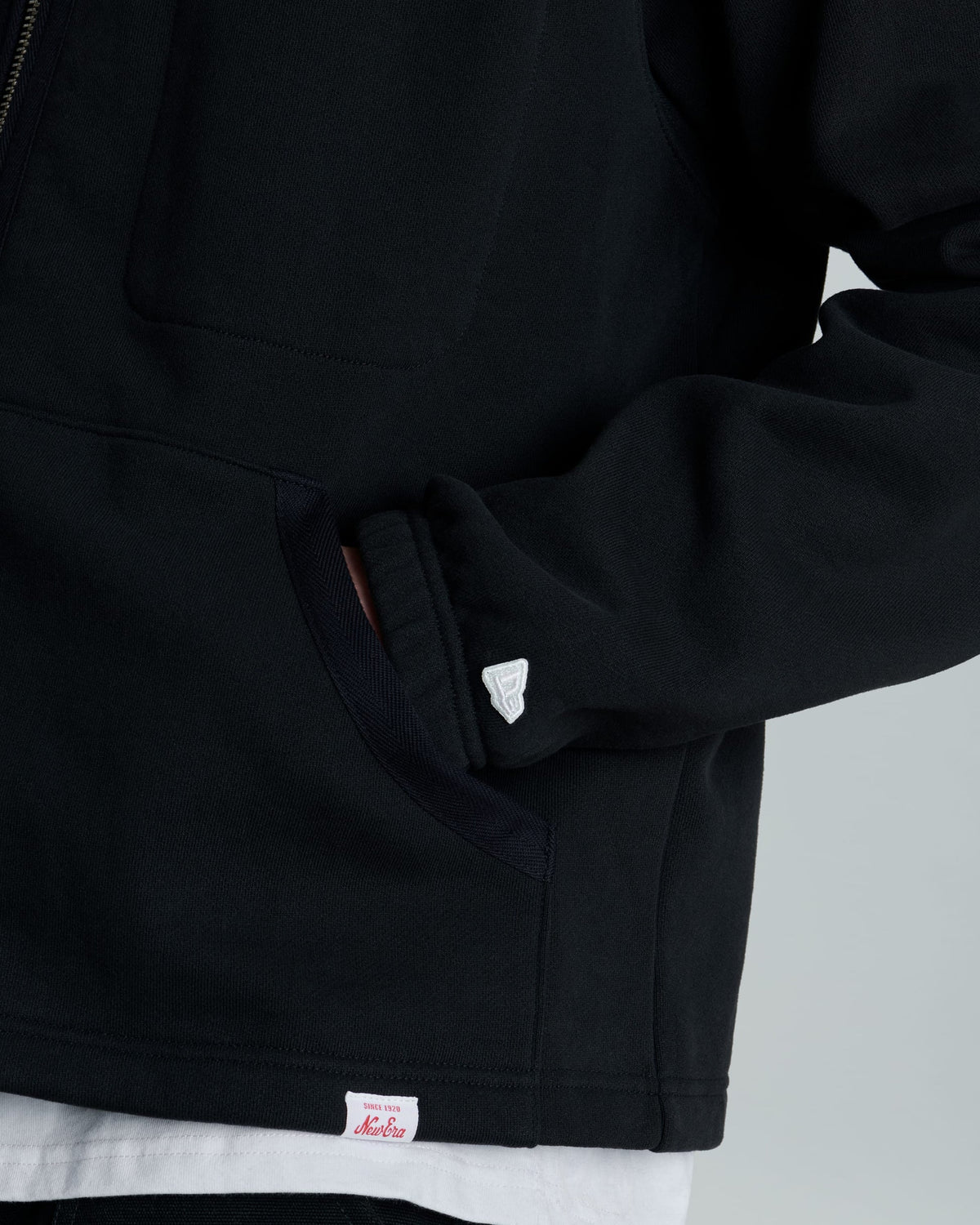 Albright Black Zip Cardigan