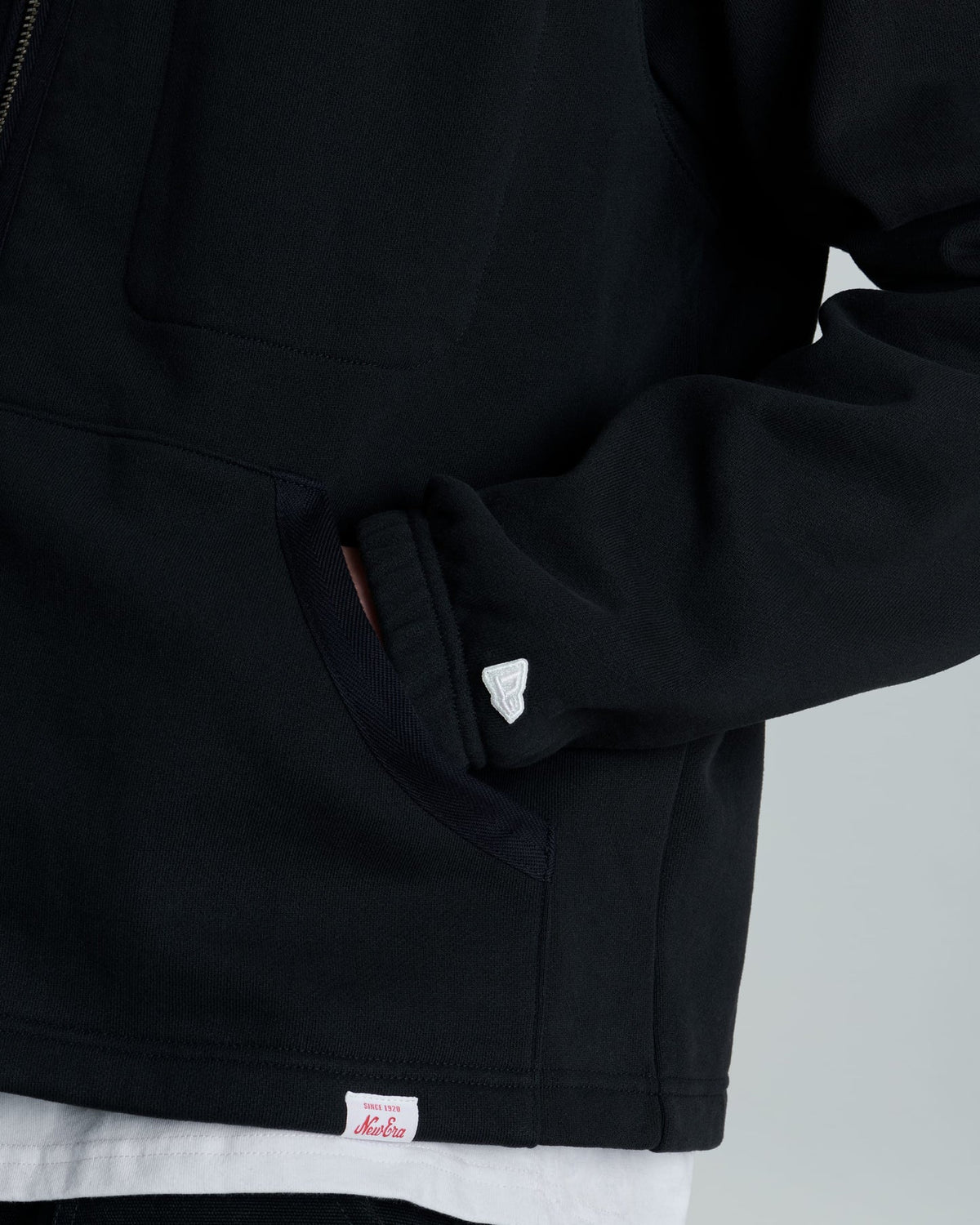 Albright Black Zip Cardigan