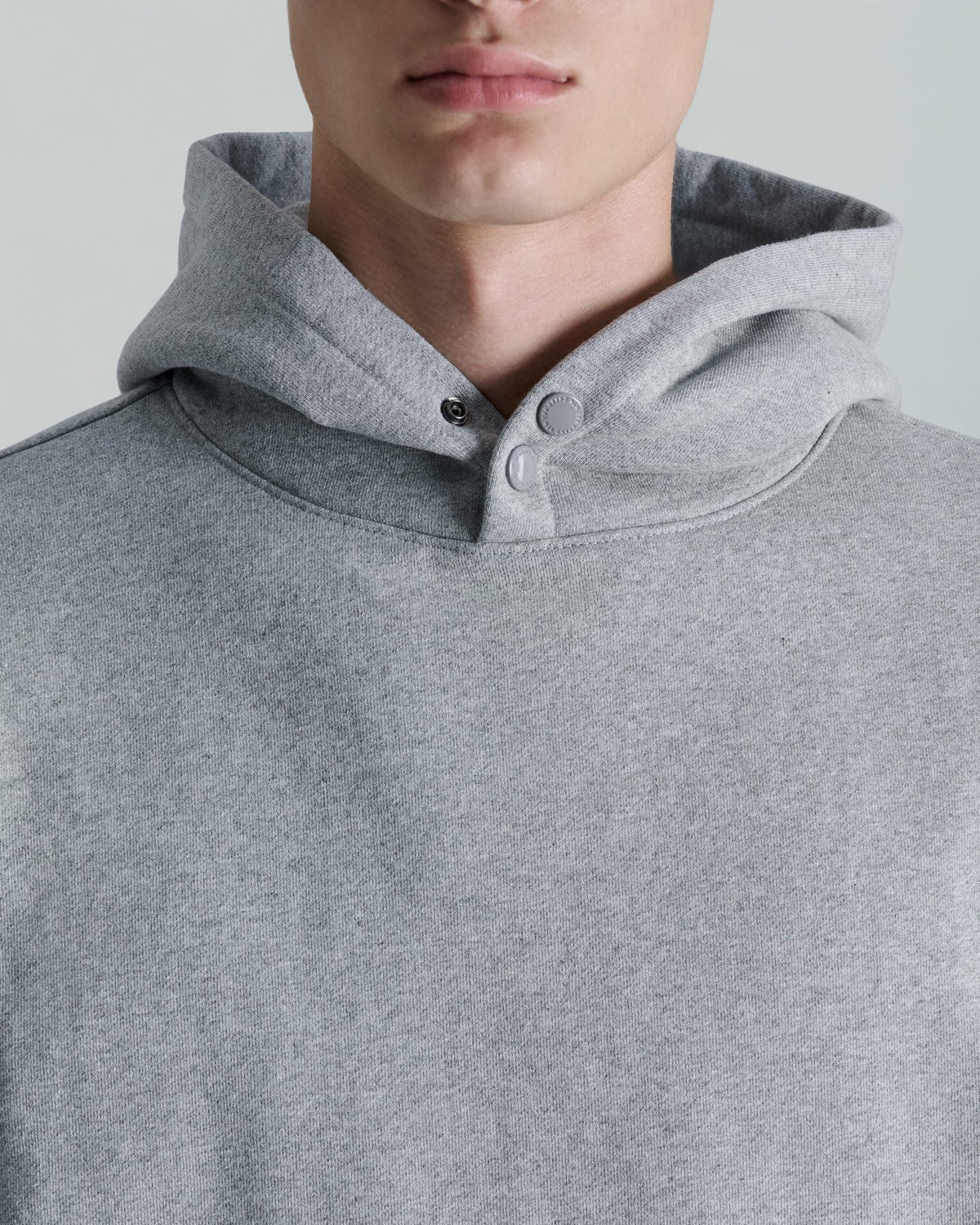 Amherst Corporal Heather Gray Snap Hoodie