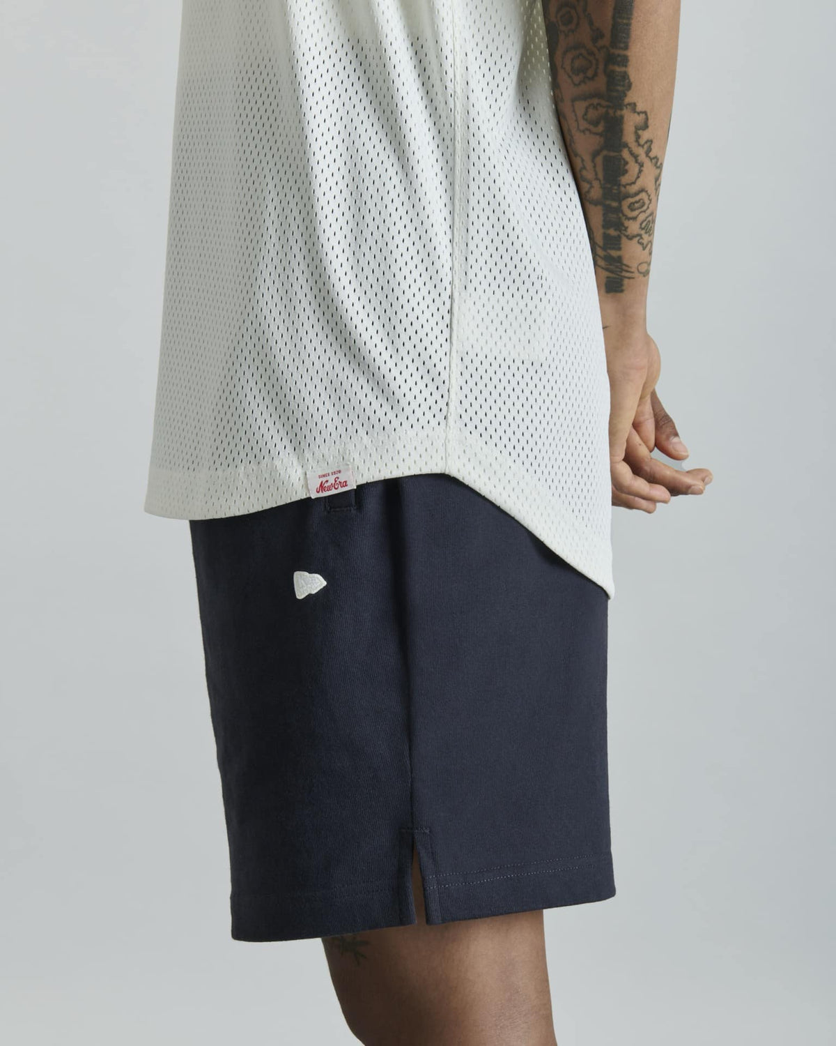 Galvin 2-Button College White Henley Jersey