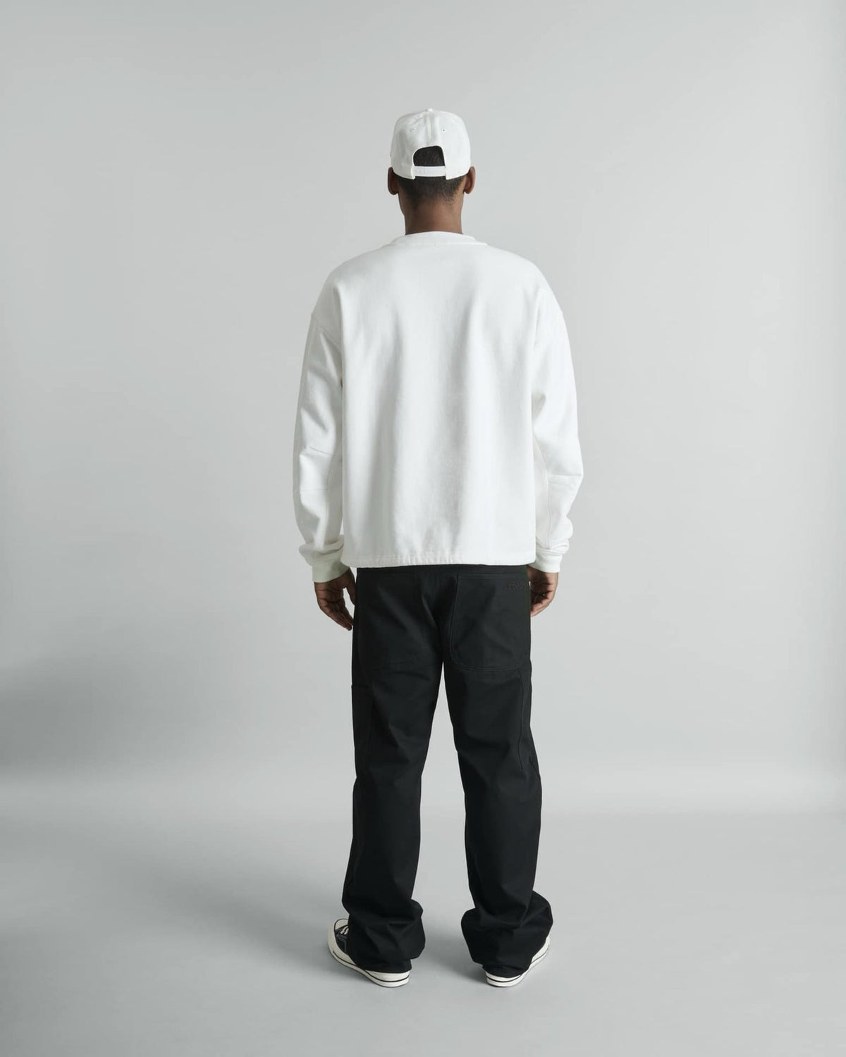 Alden College White Crewneck