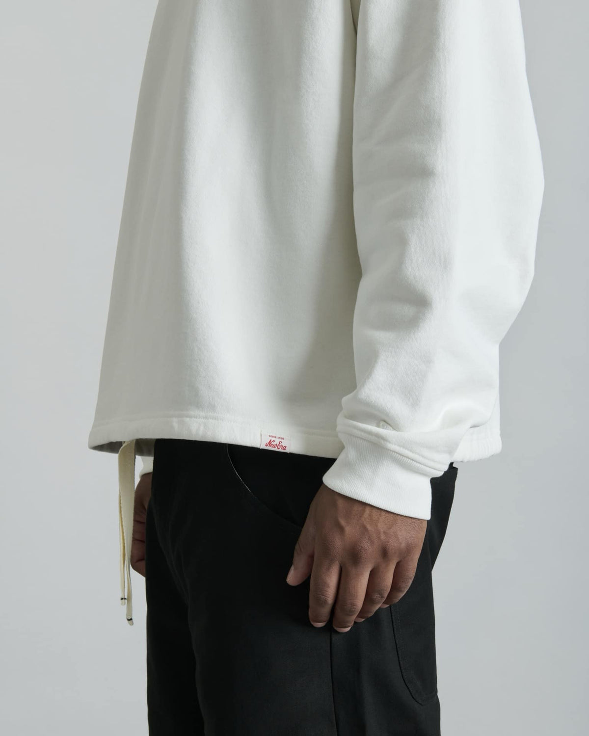 Alden College White Crewneck