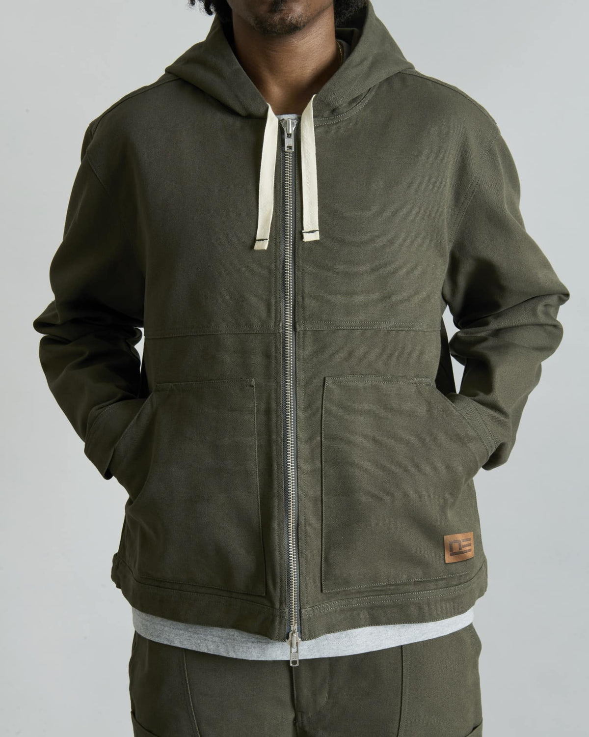 Forge Dusty Charcoal Hooded Work Jacket