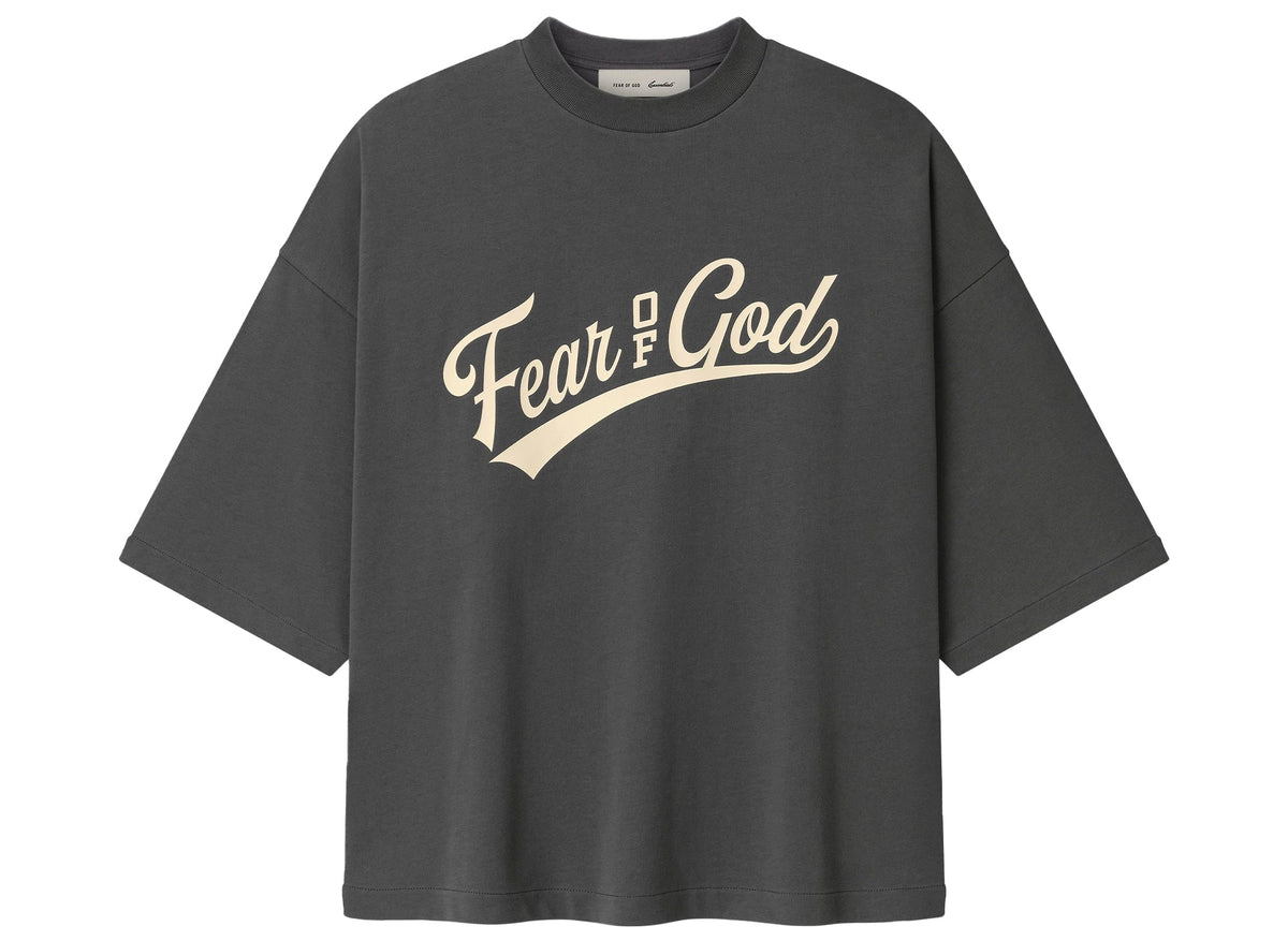 Fear of God Essentials Merch Tee in Iron Grey