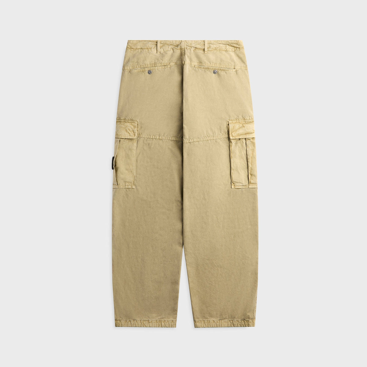 Stone Island Mineral Dyed Panama Cotton Cargo Pant - Military Green