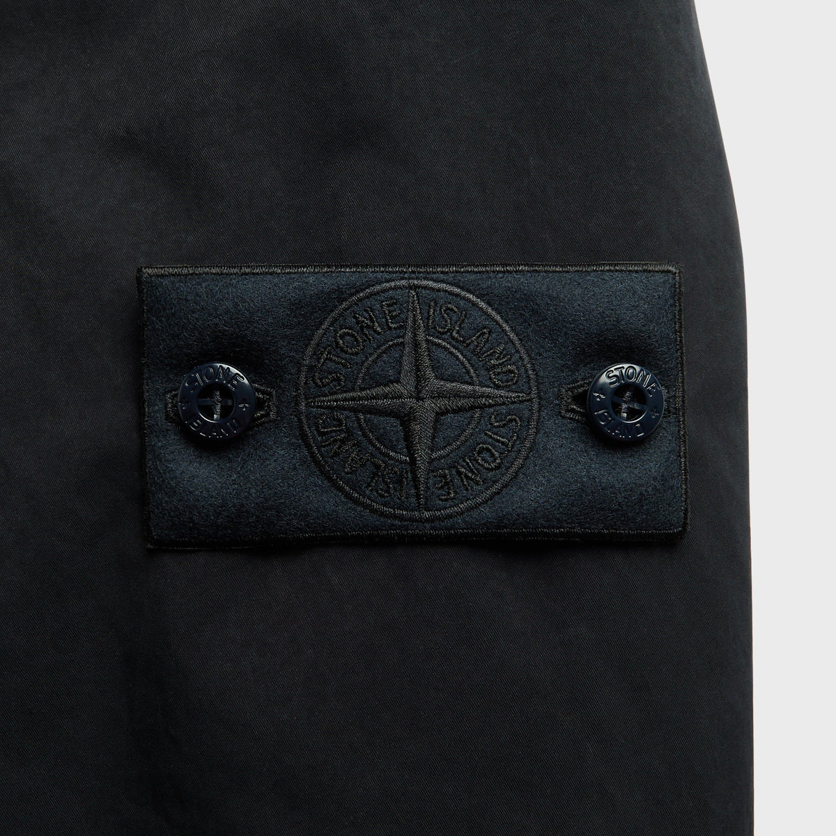 Stone Island Ghost Hooded Short Parka - Navy Blue