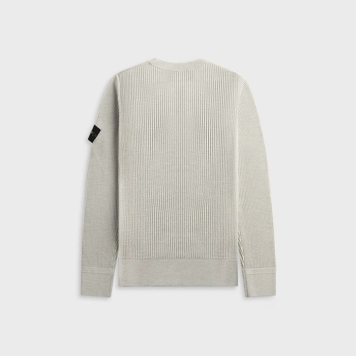 Stone Island Full Rib RWS Wool Crewneck - Sand Melange