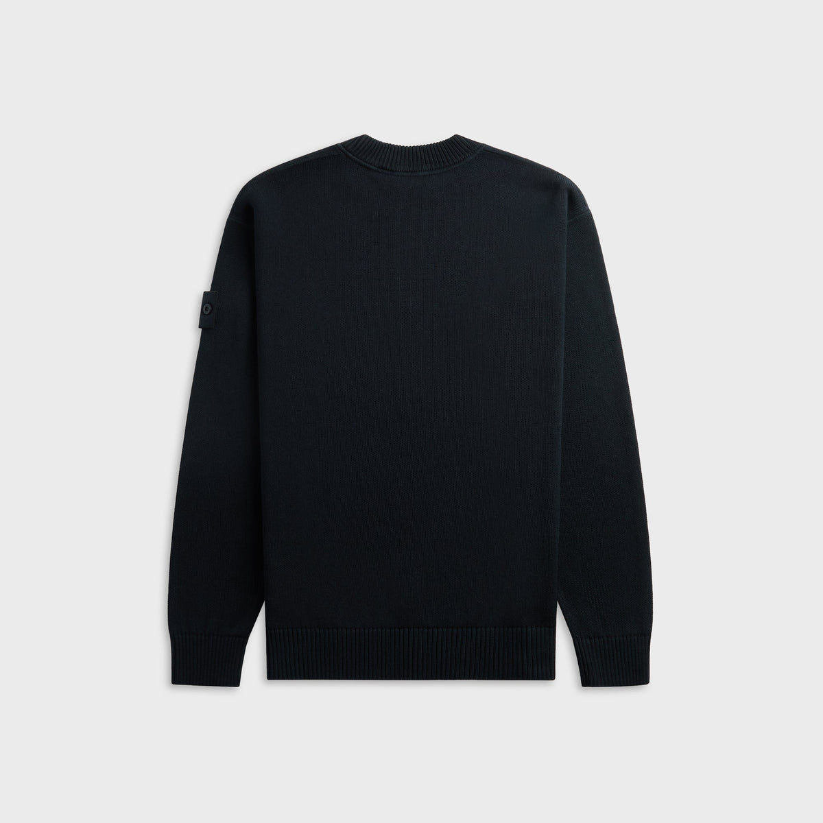 Stone Island Cotton Cashmere_S.I. Ghost Crewneck Jumper - Navy Blue