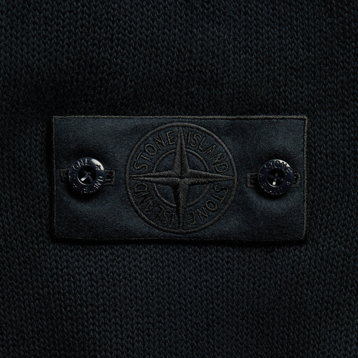 Stone Island Cotton Cashmere_S.I. Ghost Crewneck Jumper - Navy Blue