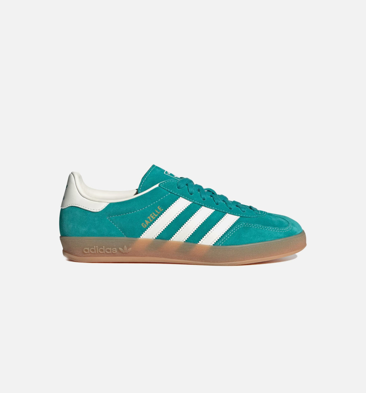 Gazelle Indoor Mens Lifestyle Shoe - Pure Teal/Off White/Gold