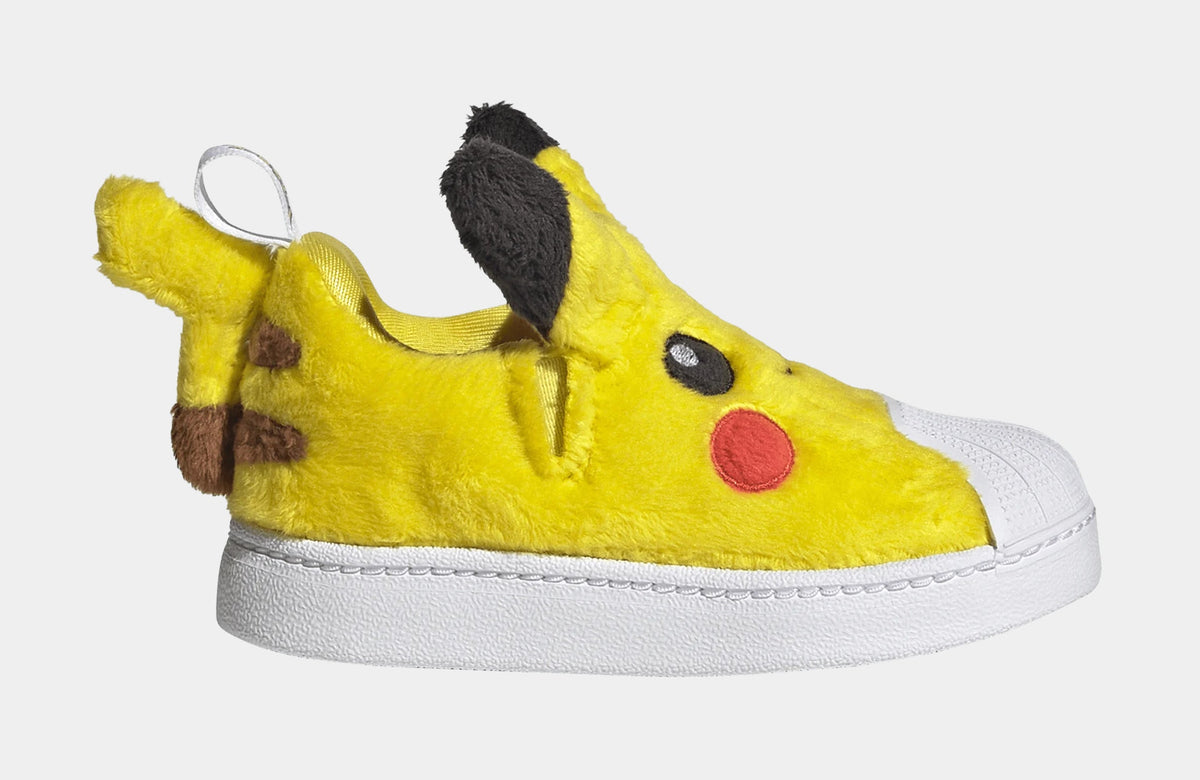 Pokemon x adidas Superstar Quickon Pikachu Infant Toddler Lifestyle Shoes (Yellow/Core Black/Cloud White)