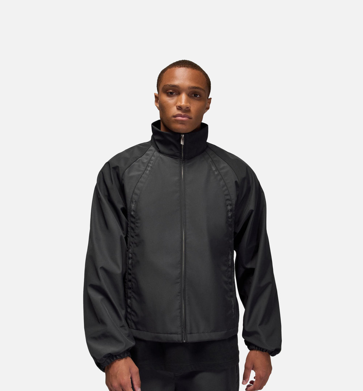 AJ Track Mens Jacket - Off Noir