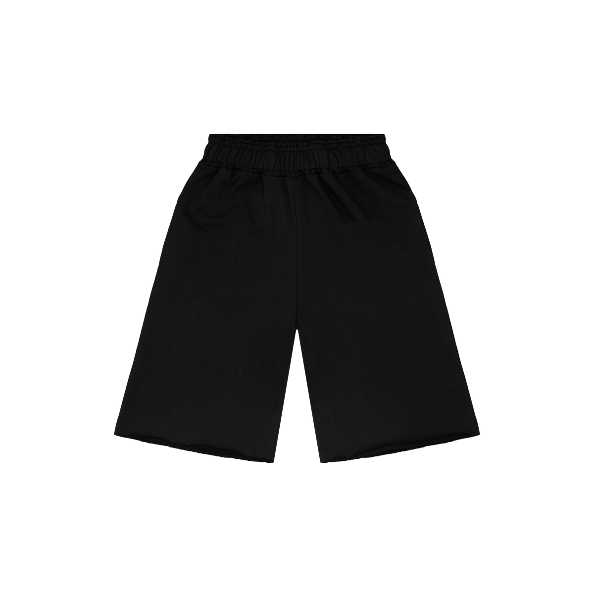 Black Baggy Sweatshorts