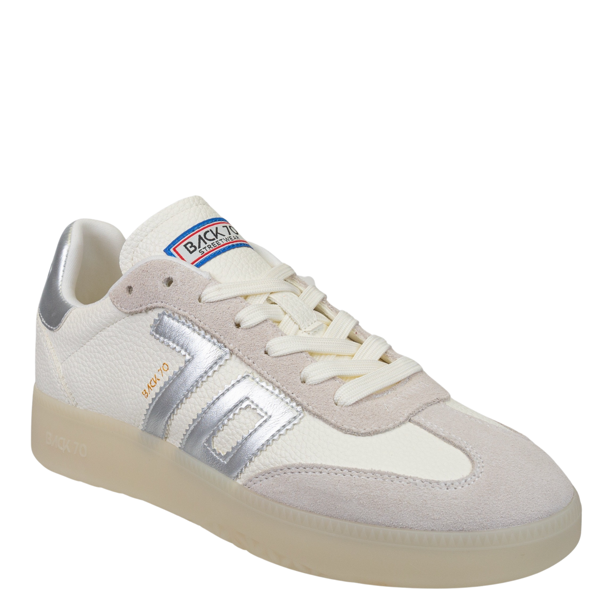 BOSTON 2502 in METALLIC SILVER Sneakers