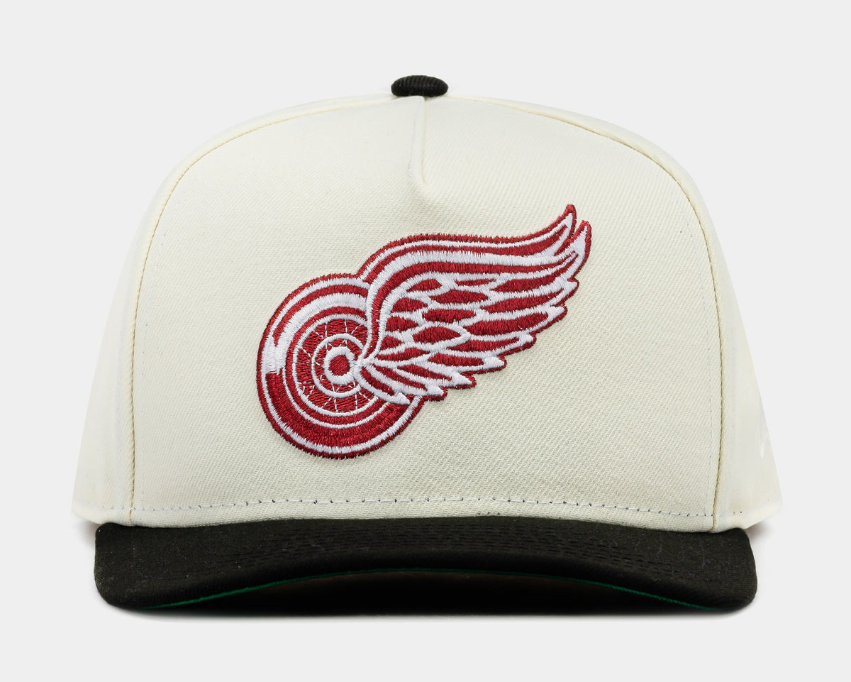 Shoe Palace Exclusive Detroit Red Wings 950AF Snapback Mens Hat (Beige/Red)
