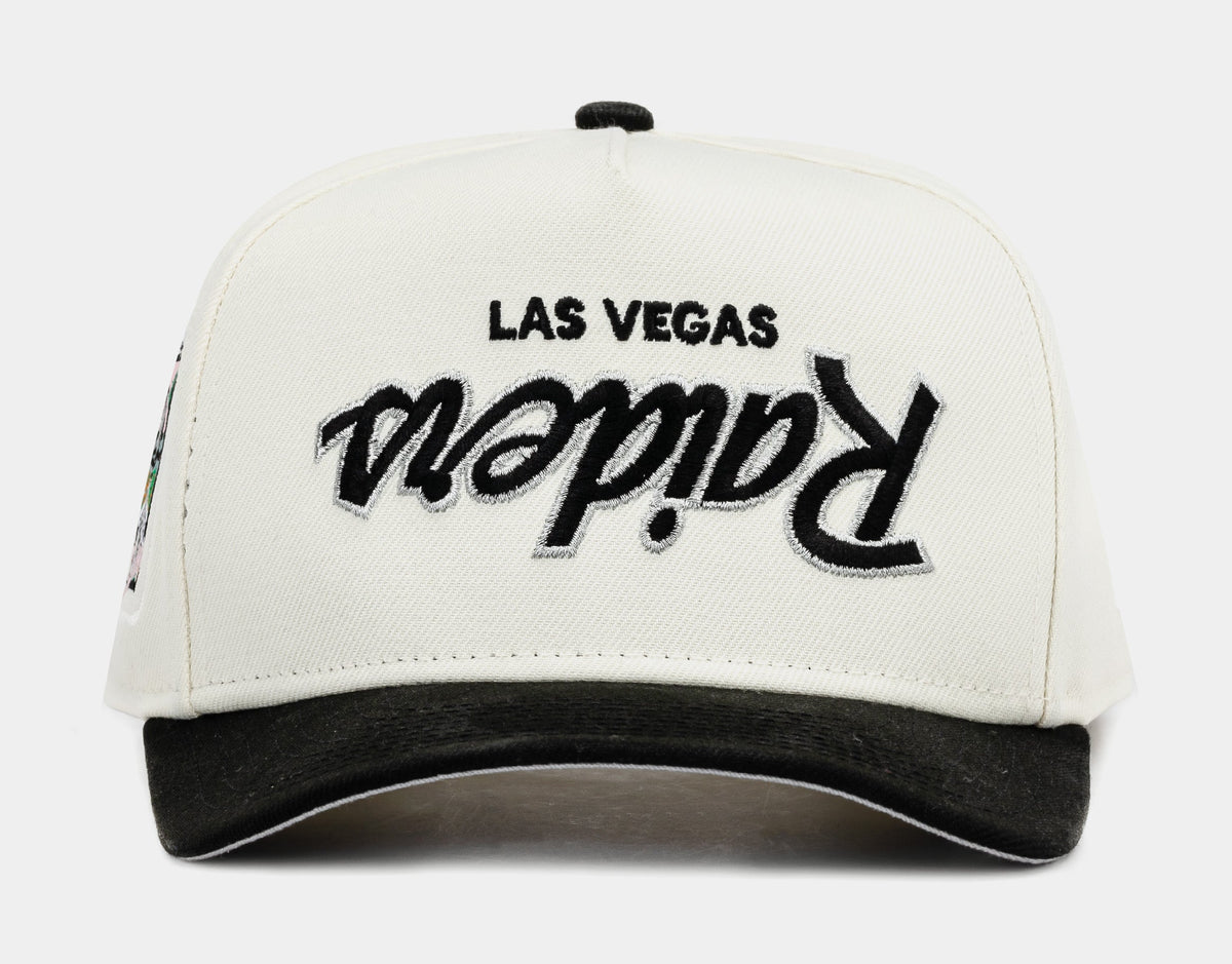 Shoe Palace Exclusive Las Vegas Raiders Upside Down 950AF Snapback Mens Hat (Beige/Black)