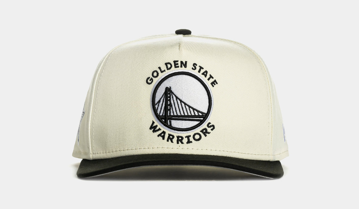 Shoe Palace Exclusive Golden State Warriors 950AF Snapback Mens Hat (Chrome/Black)