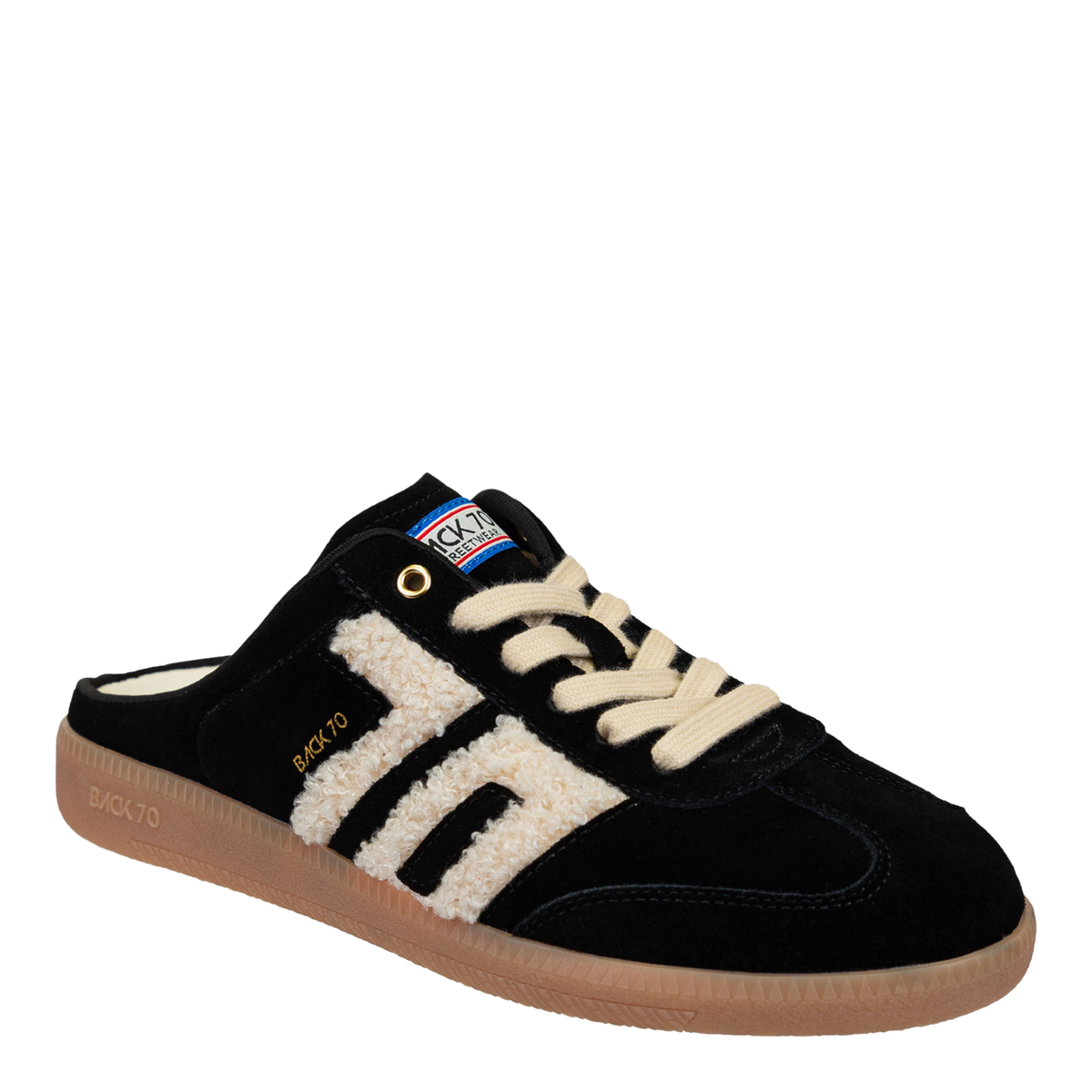 EASTER in BLACK Backless Sneakers