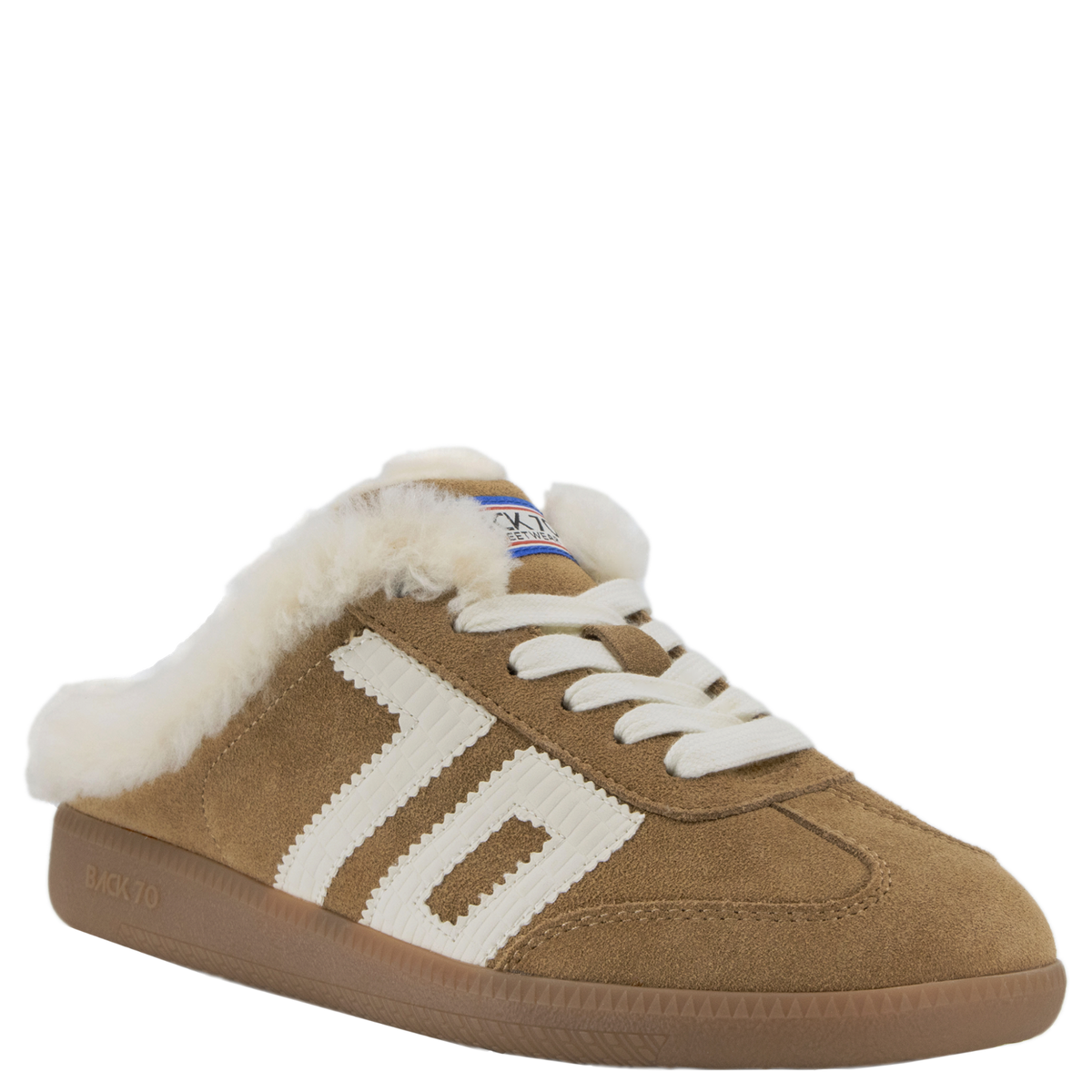 EASTER FL in TOBACCO WHITE Backless Sneakers