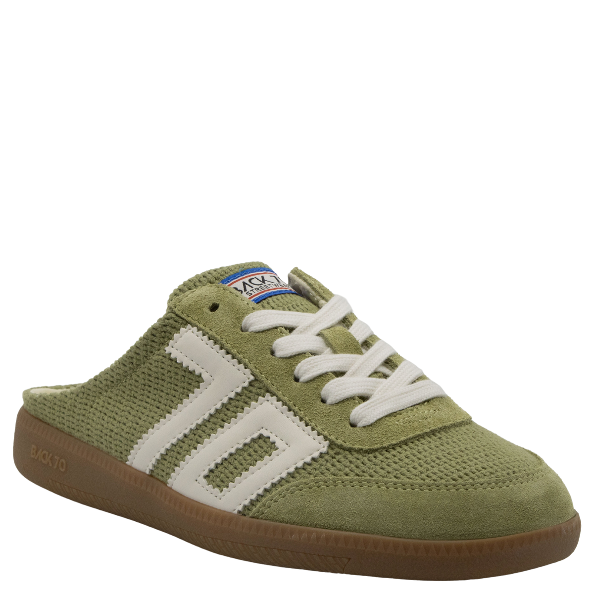 EASTER in OLIVE Backless Sneakers