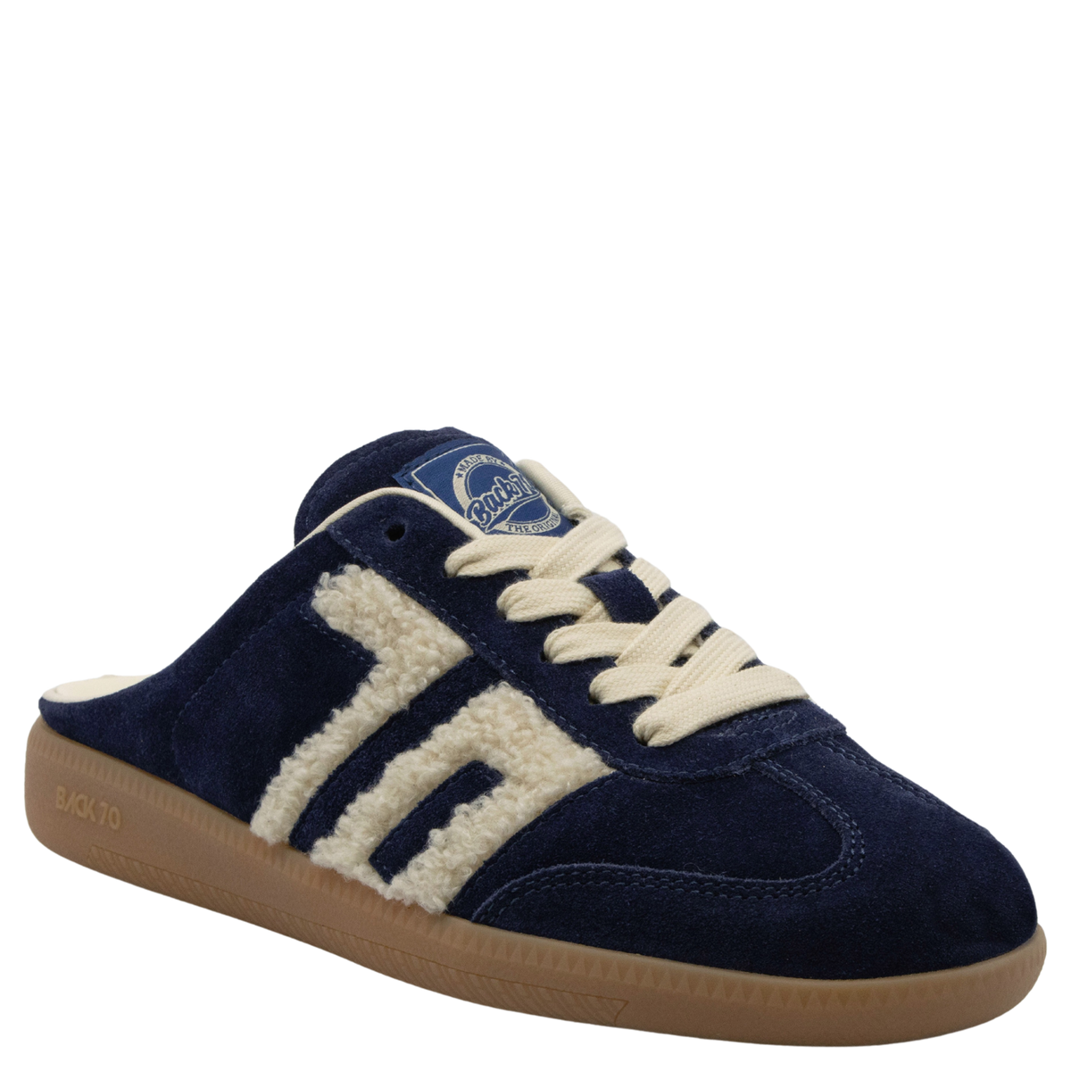 EASTER W26 in NAVY TEDDY Backless Sneakers