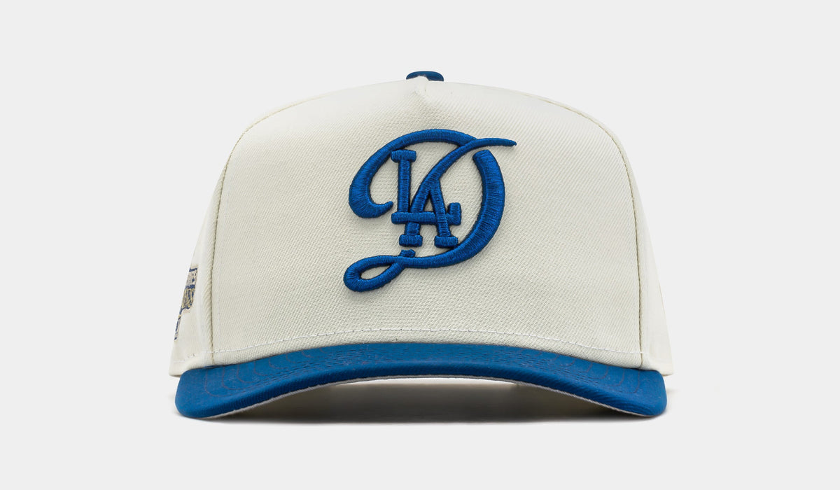 Shoe Palace Exclusive Los Angeles Dodgers City 950AF Mens Hat (Chrome/Light Blue)