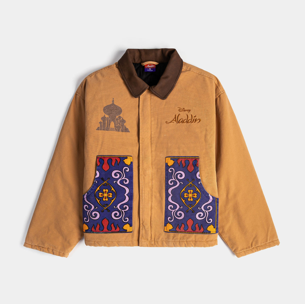 Disney Aladdin Genie By Shoe Palace Work Mens Jacket (Brown/Blue)