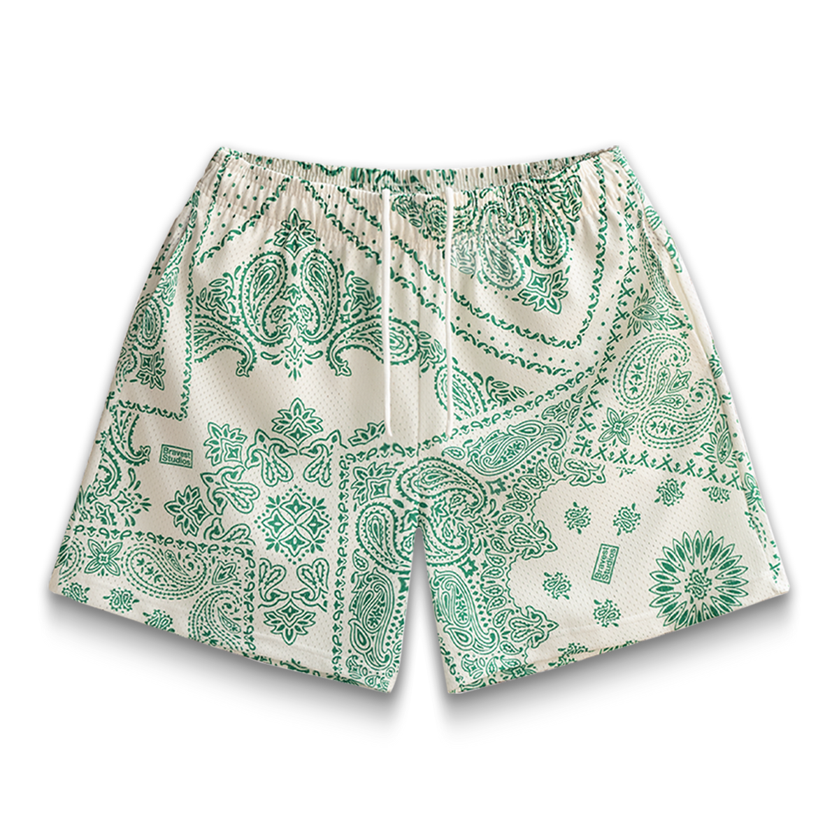 Green Porcelain Shorts