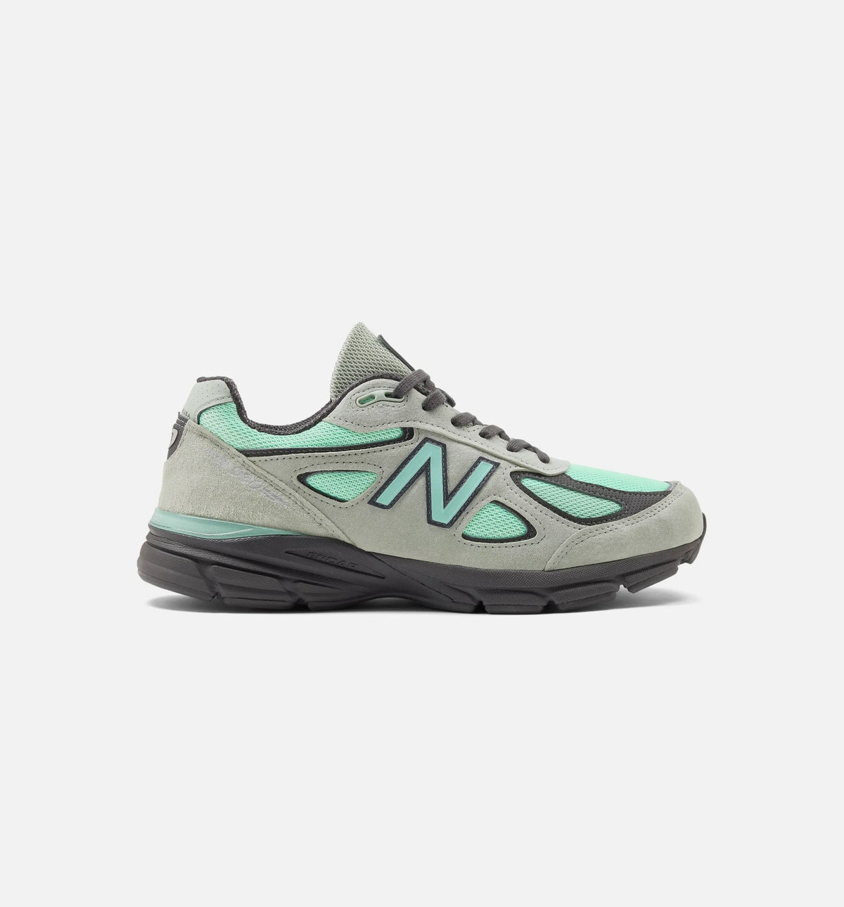 990V4 Mens Lifestyle Shoe - Silver Moss/Bright Mint/Black Cement