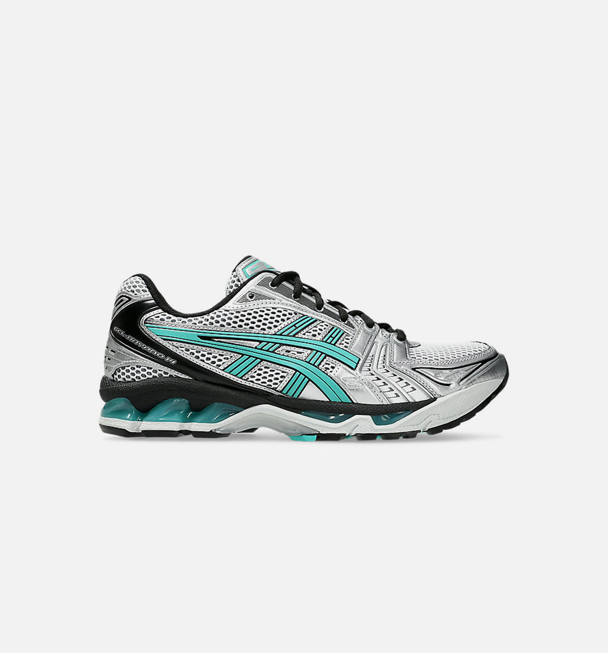 Gel Kayano 14 Mens Lifestyle Shoe - Aqua Blue/Metallic Silver