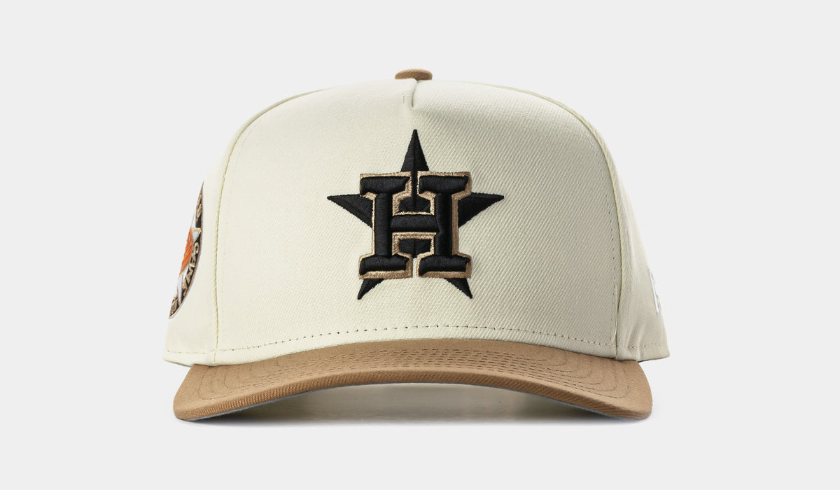 Shoe Palace Exclusive Houston Astros 1986 All-Star Game 950AF Snapback Mens Hat (Chrome/Khaki)