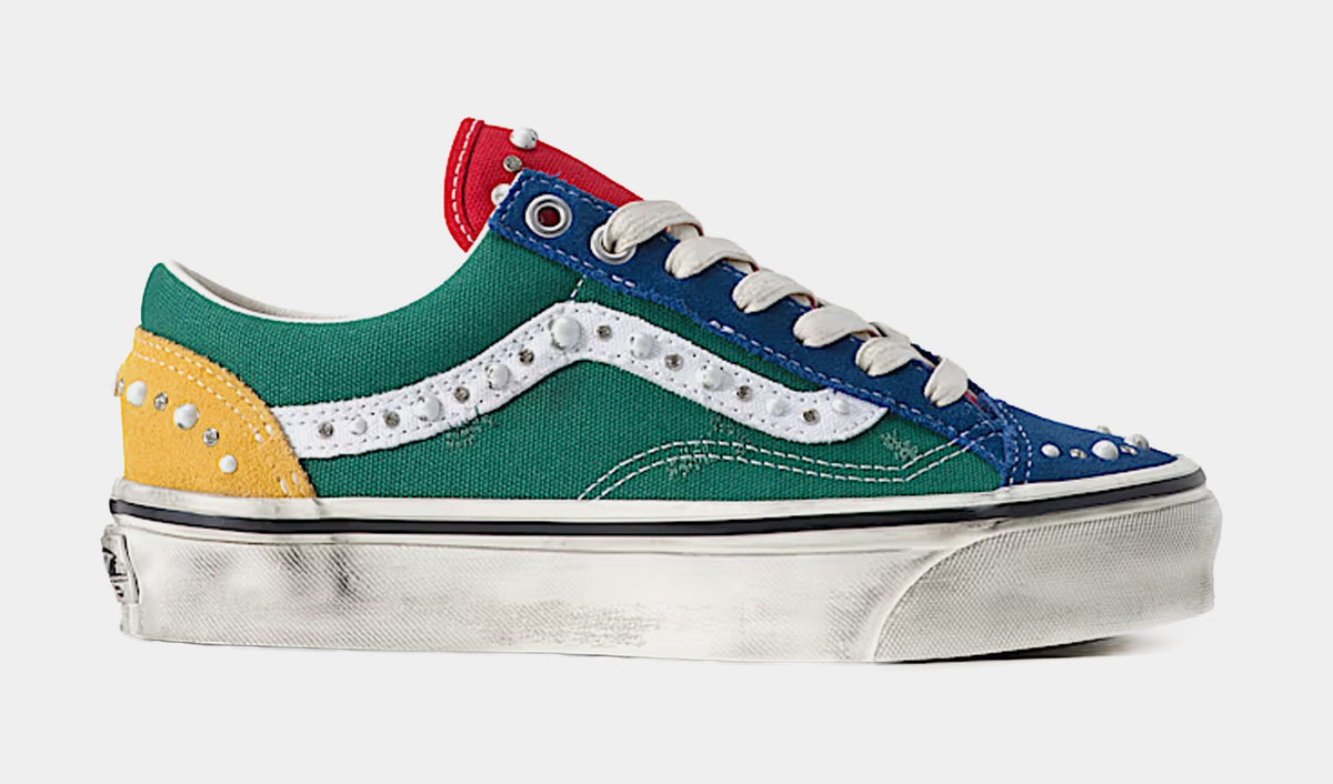 Premium Old Skool 36 Pearlized Yacht Club Grade School Lifestyle Shoes (Pearlized Yacht Club Green/Multicolor)