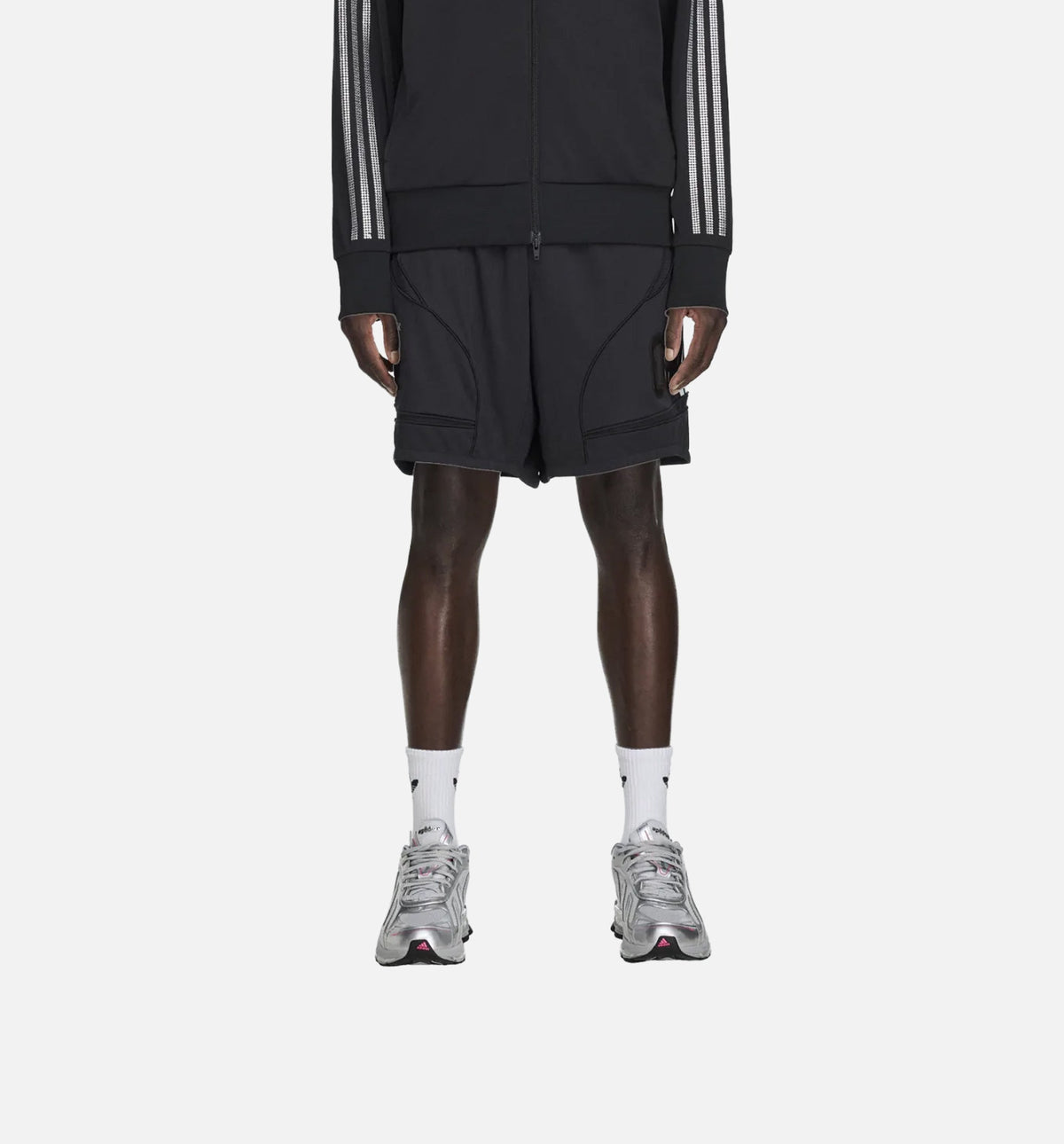 Sp5der Mens Shorts - Black