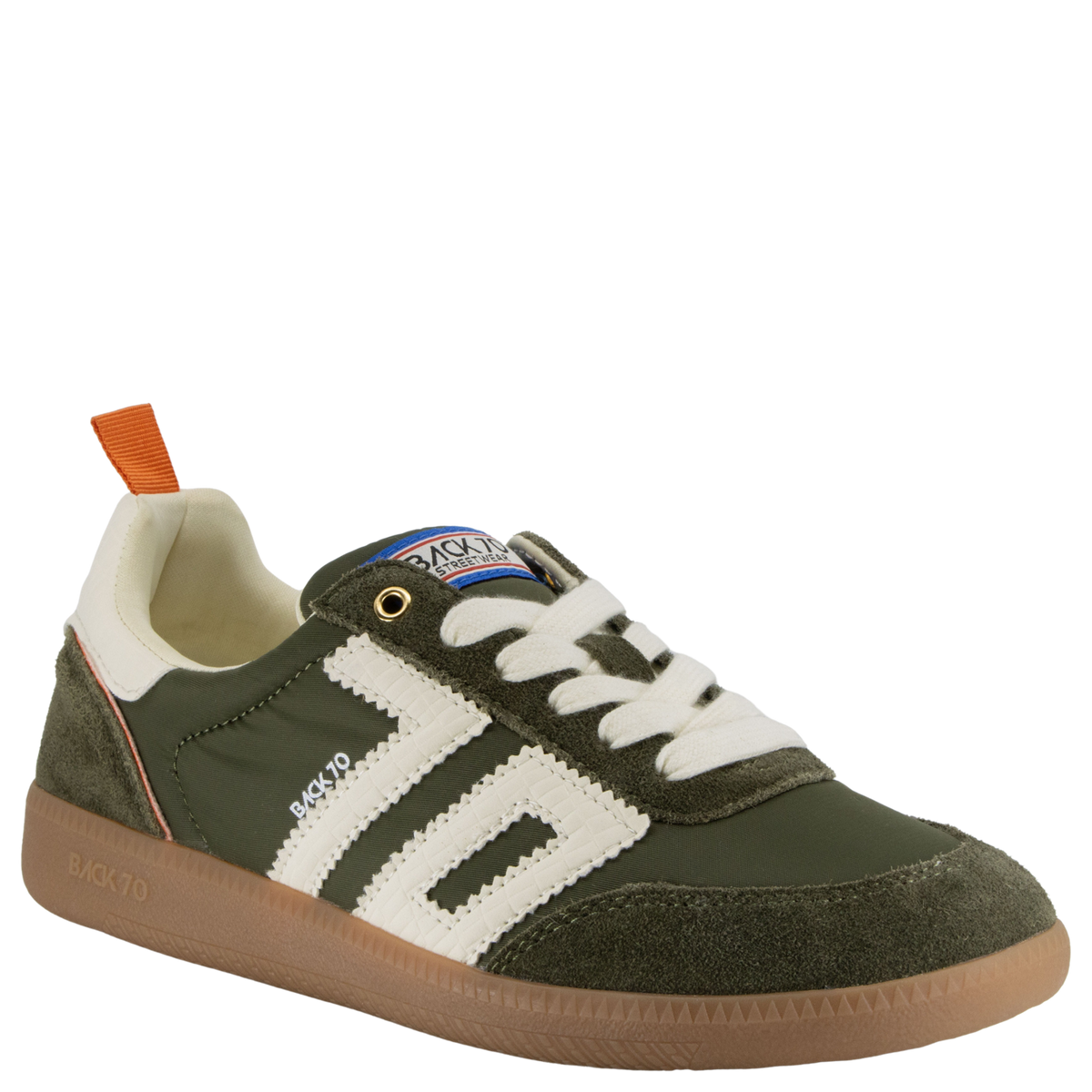 GHOST N in OLIVE ORANGE MILK Sneakers