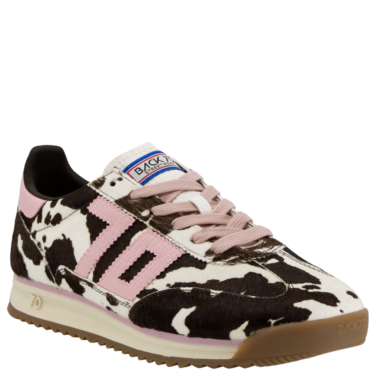 JOGGER L in COW BROWN WHITE PINK Sneakers
