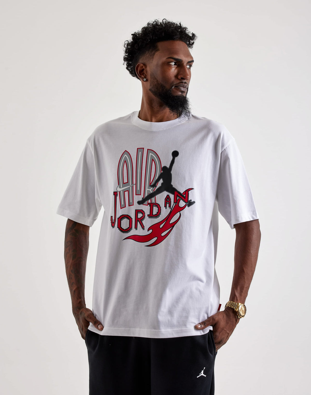 Jordan Air Flames Graphic Tee