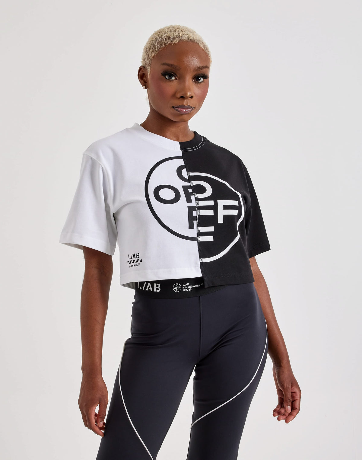 Off-White L/AB Spliced Tee
