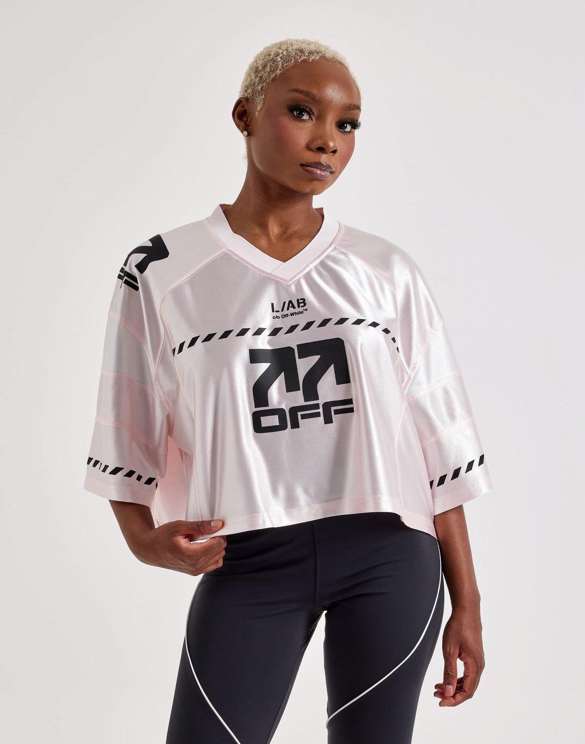 Off-White L/AB Cropped Jersey