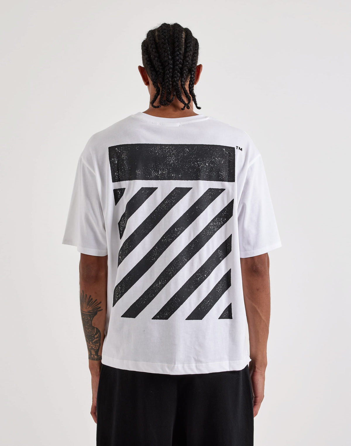 Off-White L/AB Diagonal Tee