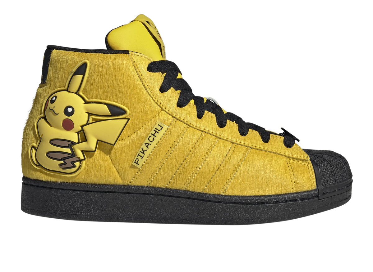 adidas x Pokémon Superstar II Mid “Pikachu” in Yellow / Core Black