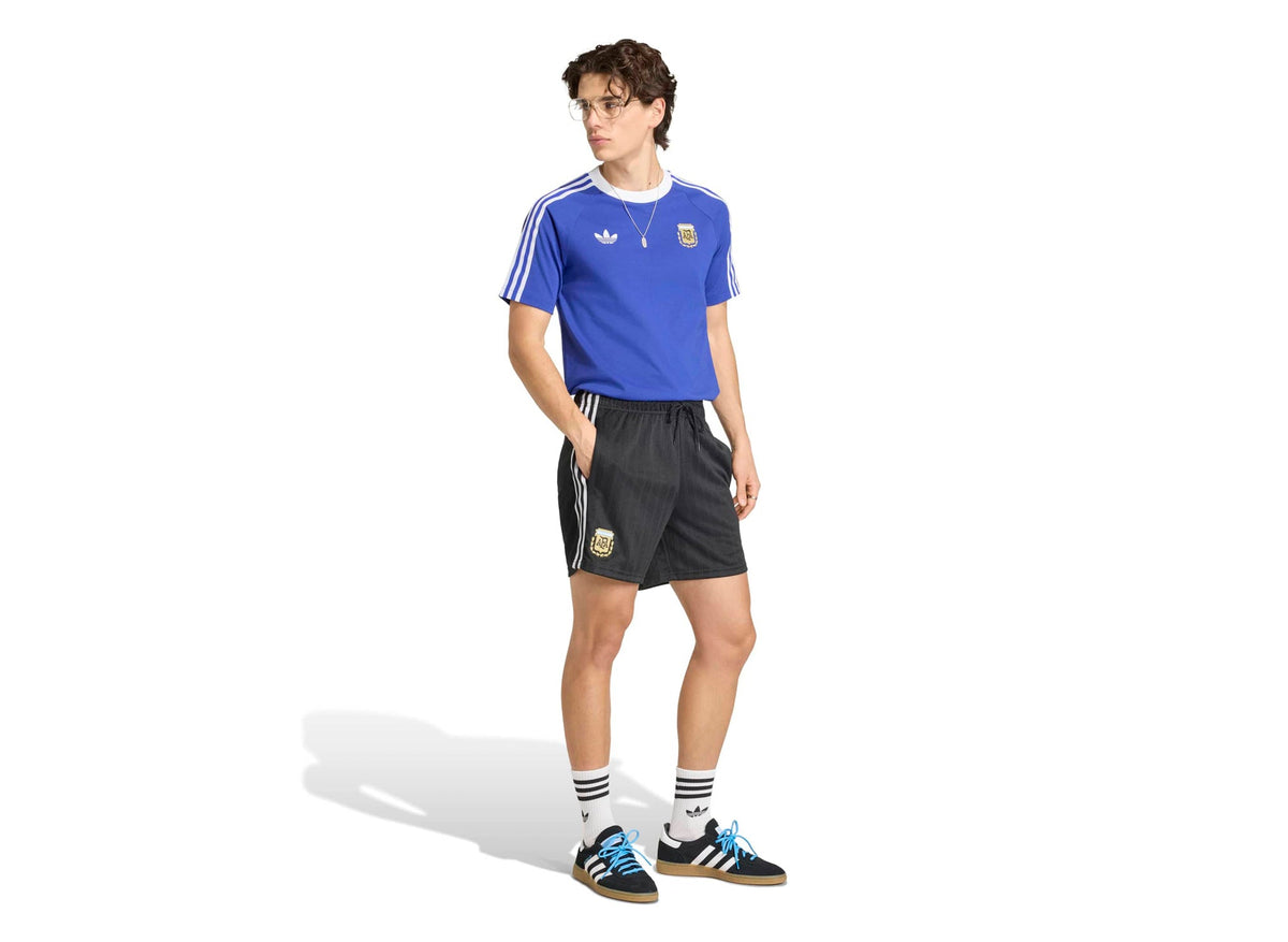 Adidas Argentina OG Tee in Lucid Blue