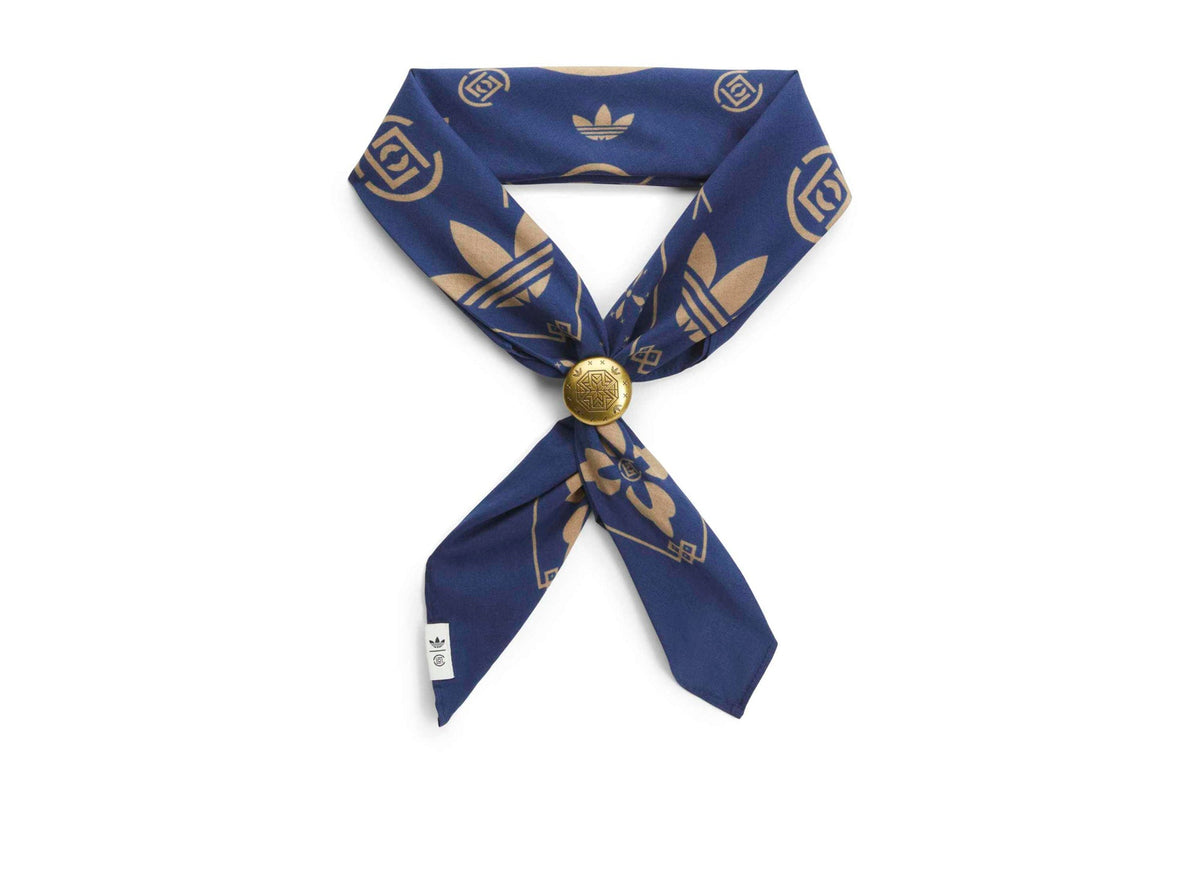 Adidas Clot Bandana in Tech Indigo / Cardboard