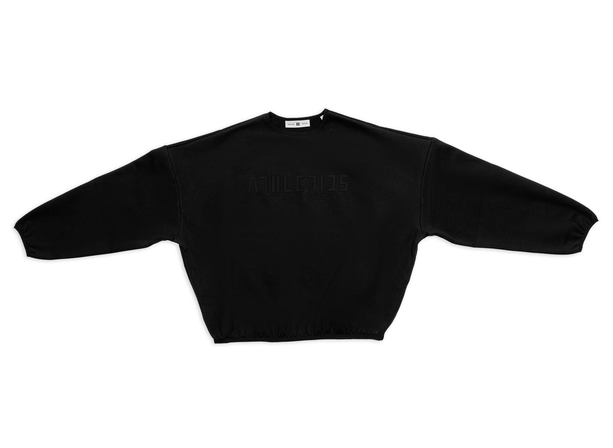 Adidas Fear of God Athletics Crew Sweatshirt in Black