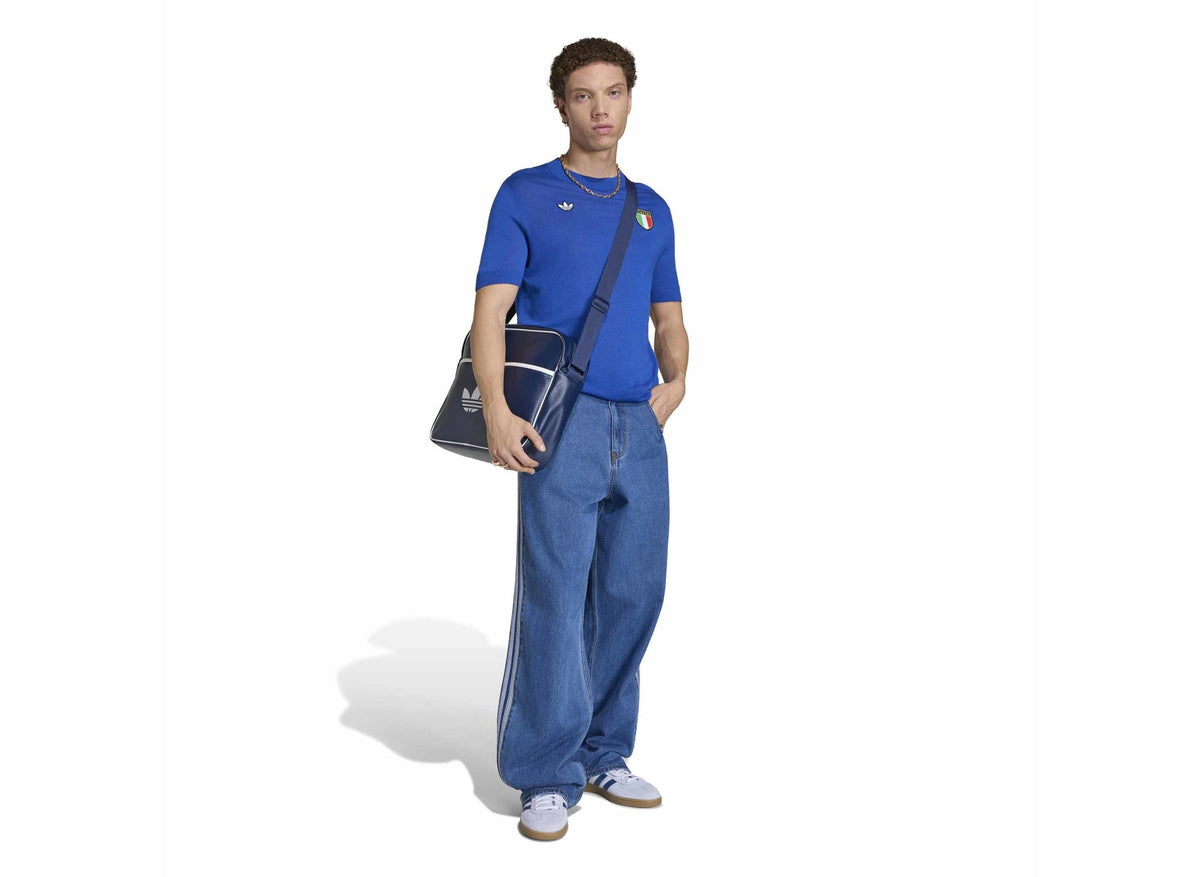 Adidas Italy 70s Jersey in Royal Blue