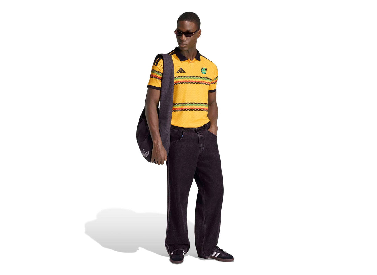 Adidas Jamaica 26 x Bob Marley Home Jersey in Bold Gold